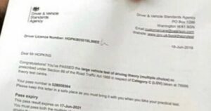 theory test certificate, Check my driving licence points